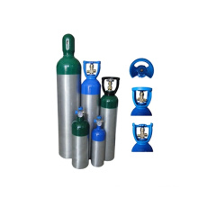 high pressure capacity aluminum medical oxygen gas 5L ISO9809140-7L 150bar